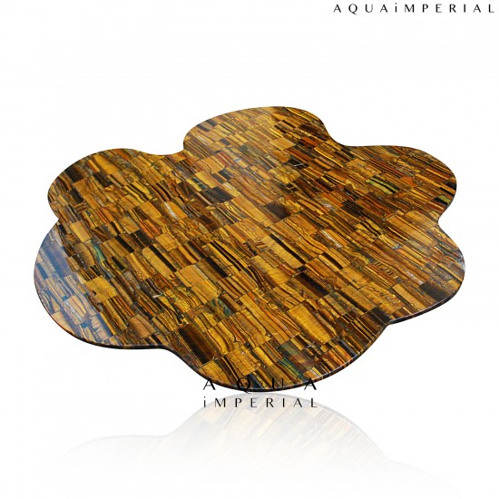 Tiger Eye Golden Center Table Top Tiger Eye Golden Center Table Top
