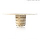 AQUA TRAVERTINE CENTER TABLE AQUA TRAVERTINE CENTER TABLE