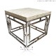 AQUA MOTHER OF PEARL CORNER TABLE AQUA MOTHER OF PEARL CORNER TABLE