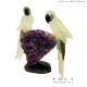 ROCK CRYSTAL TWIN MACAW