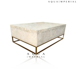 Mother Of Pearl With Quartz Table Top