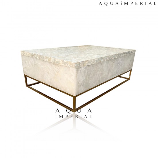 Mother Of Pearl With Quartz Table Top Mother Of Pearl With Quartz Table Top