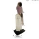 AMETHYST MACAW BIRD ON ROCK CRSTAL BASE 