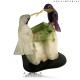 TWIN HUMMINGBIRD ON QUARTZ BASE