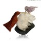 TWIN HUMMINGBIRD ON ROCK CRYSTAL 