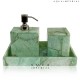 AMAZONITE BATH SET