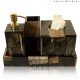 PETRIFIED WOOD BLACK BATH SETS 