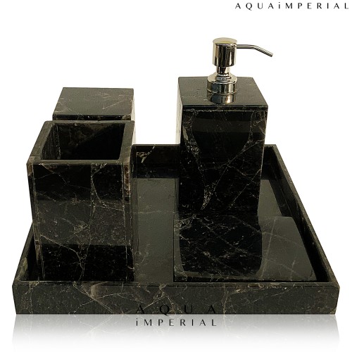 BLACK QUARTZ BATH SETS