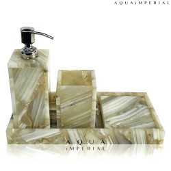 BANDED AGATE BATHSET