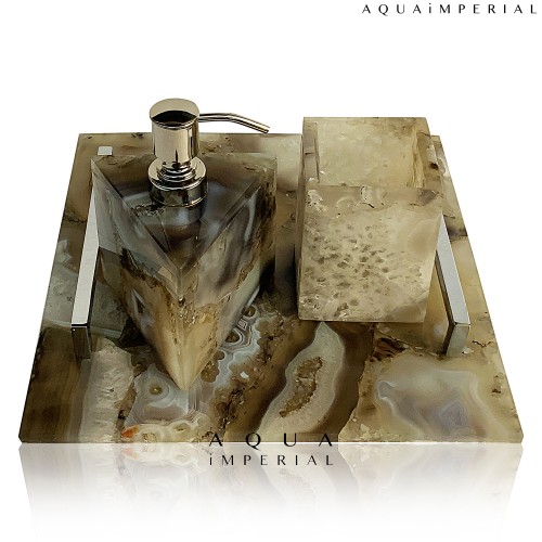 GREY AGATE BATH SETS