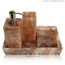 HEMATITE BATH SET