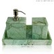 AMAZONITE BATH SET