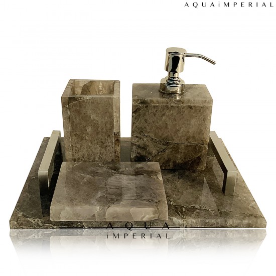 SMOKY QUARTZ BATH SETS