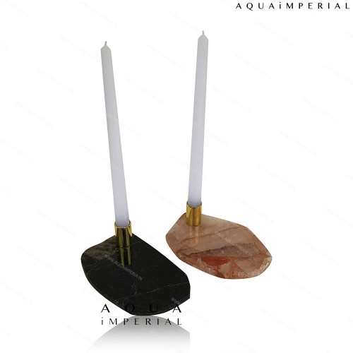 Quartz candle holder 