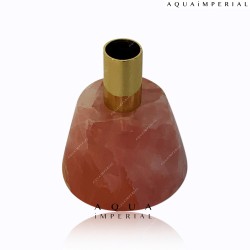 Rose Quartz candle holder 