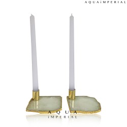 QUARTZ CANDLE HOLDER 