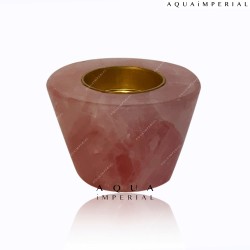 Rose Quartz Cylindrical T-Light