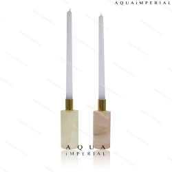 QUARTZ CANDLE HOLDER  
