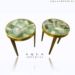 Jade corner table 