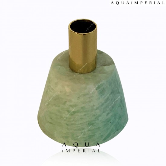 Amazonite candle holder 