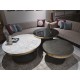 GOLDEN PYRITE NESTING TABLE 
