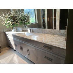 Classic Quartz bathroom counter 