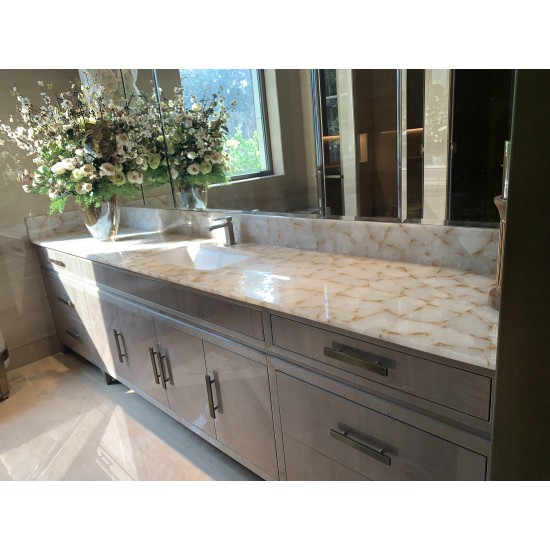 Classic Quartz bathroom counter 