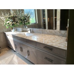 Classic Quartz bathroom counter 