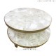 Classic Quarts round nesting center table Classic Quarts round nesting center table