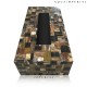 BLACK PETRIFIED WOOD CENTER TABLE 