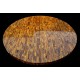 TIGER EYE ROUND CENTER TABLE 