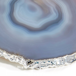 GREY AGATE COASTER 