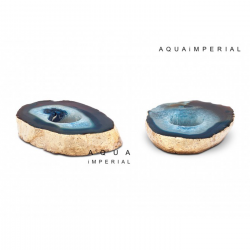 BLUE AGATE T-LIGHT 