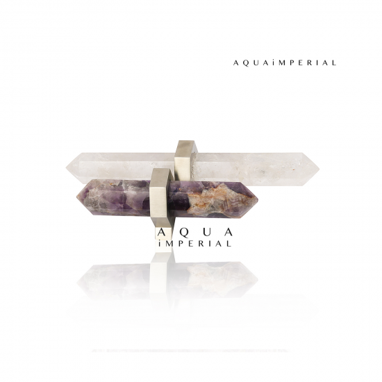 Amethyst Hexagon Door Handle Amethyst Hexagon Door Handle