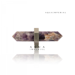 Amethyst Hexagon Door Handle