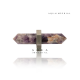 Amethyst Hexagon Door Handle Amethyst Hexagon Door Handle