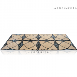 Black Mother Of Pearl Flooring Art Design