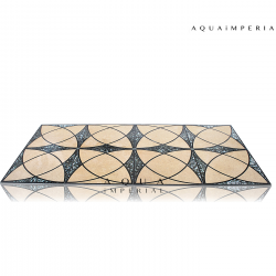Black Mother Of Pearl Flooring Art Design