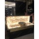 White Agate With Golden Glitter Bathroom Counter White Agate With Golden Glitter Bathroom Counter