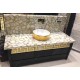 White Agate With Golden Glitter Bathroom Counter White Agate With Golden Glitter Bathroom Counter