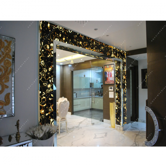 Black Agate Wall Panel Black Agate Wall Panel
