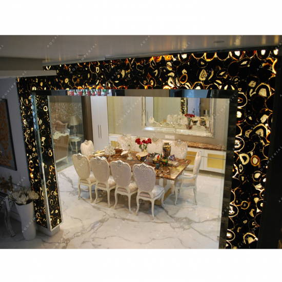 Black Agate Wall Panel Black Agate Wall Panel