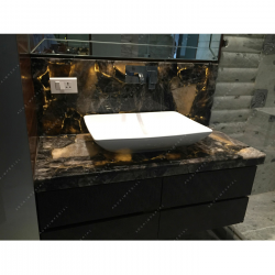 Smoky Quartz Bathroom Counter Top