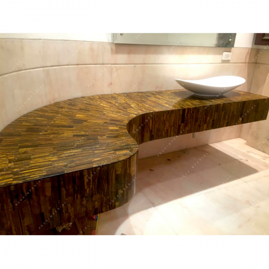 Tiger Eye Bathroom Counter Top Tiger Eye Bathroom Counter Top