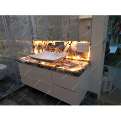 Grey Agate Bathroom Counter Top
