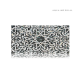 Arabeque Design In Black & White Mother Of Pearl Arabeque Design In Black & White Mother Of Pearl