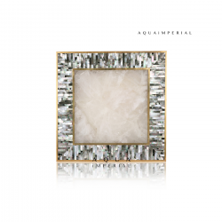 Classic Quartz With Black Mop Brass Inlay