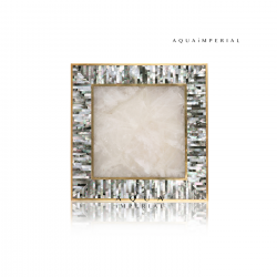 Classic Quartz With Black Mop Brass Inlay