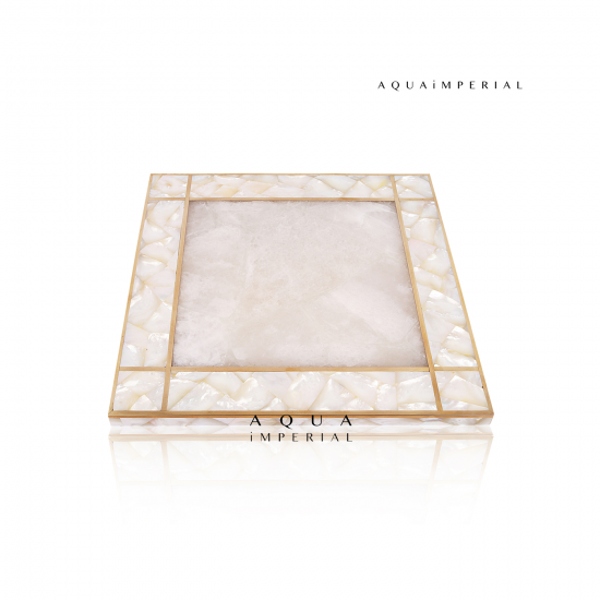 Classic Quartz MoP With Brass Inlay Classic Quartz MoP With Brass Inlay