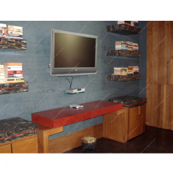 Red Jasper TV Ledge